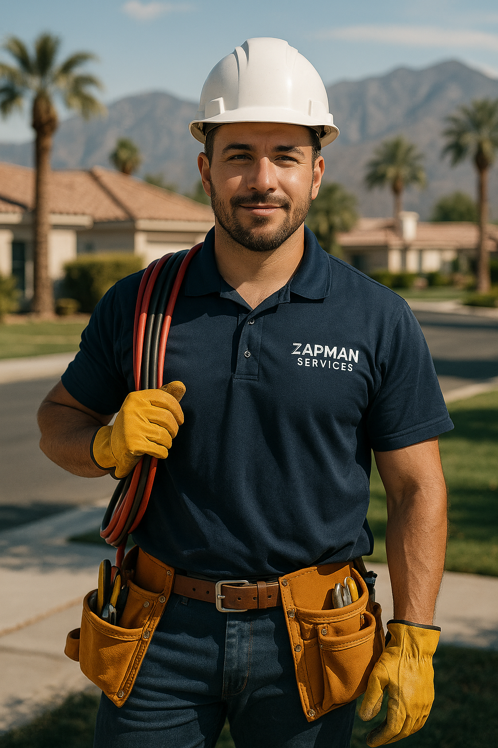 ZapMan Services professional worker in Inland Empire neighborhood